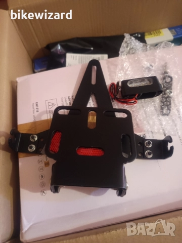 държач за регистрационен номер за YZF R1 R3 R6 R15 R25 FZ6 Mt-07 Mt 07 НОВ, снимка 3 - Части - 51914541