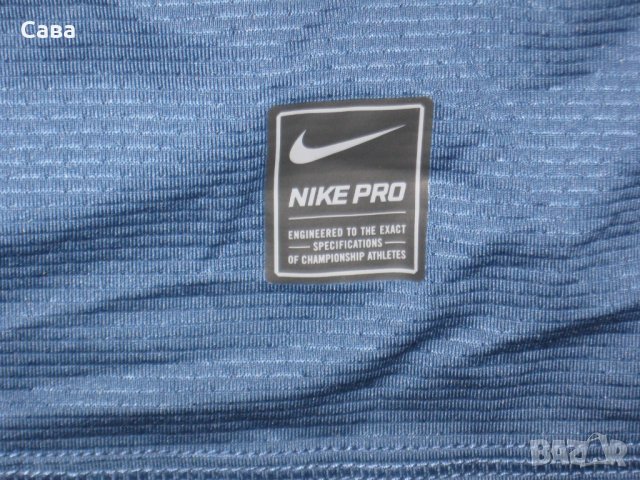 Блуза NIKE PRO  мъжка,М-Л, снимка 4 - Спортни дрехи, екипи - 39841676
