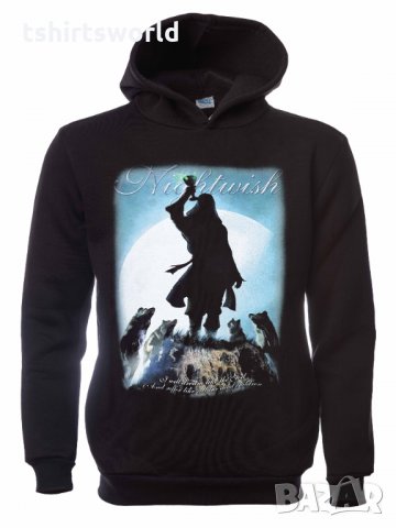 Нов детски суичър с дигитален печат на музикалната група Nightwish, Найтуиш