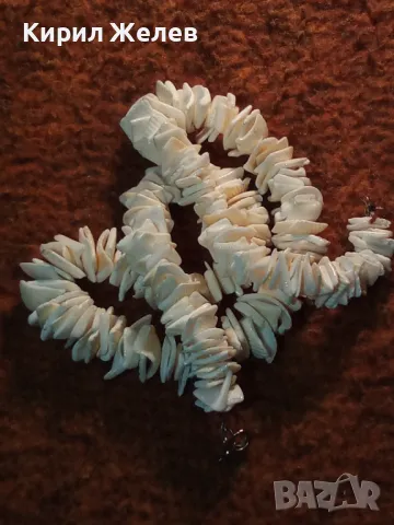 КРАСИВА ХЕНД МЕЙД ОГЪРЛИЦА КОЛИЕ от МИДЕНИ ЧЕРУПКИ 19002, снимка 7 - Колиета, медальони, синджири - 47220244