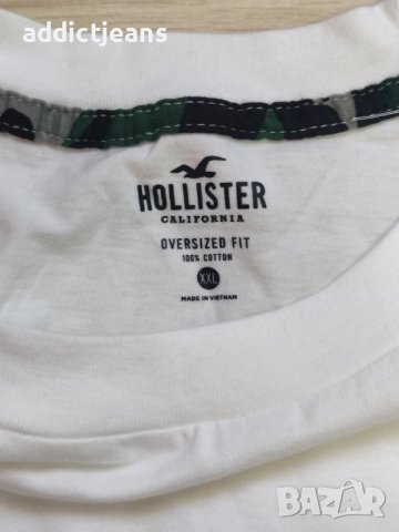 Мъжка тениска Hollister размер XXL, снимка 3 - Тениски - 43448254
