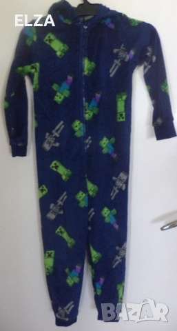 Памучни и поларени пижамки за 7-8 години, снимка 7 - Детски пижами - 51553890