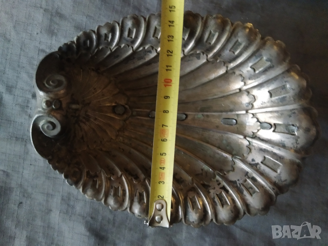 Стар посребрен лъжичник WMF, снимка 4 - Антикварни и старинни предмети - 36482053