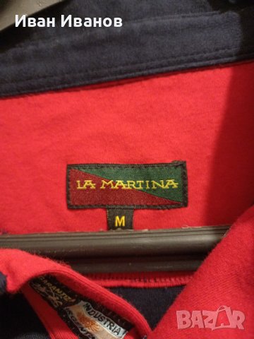 Оригинална фланелка с яка La Martina - размер М, снимка 7 - Тениски - 43025263
