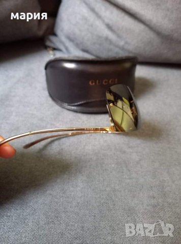 Оригинални мъжки слънчеви очила Gucci, снимка 5 - Слънчеви и диоптрични очила - 36775137