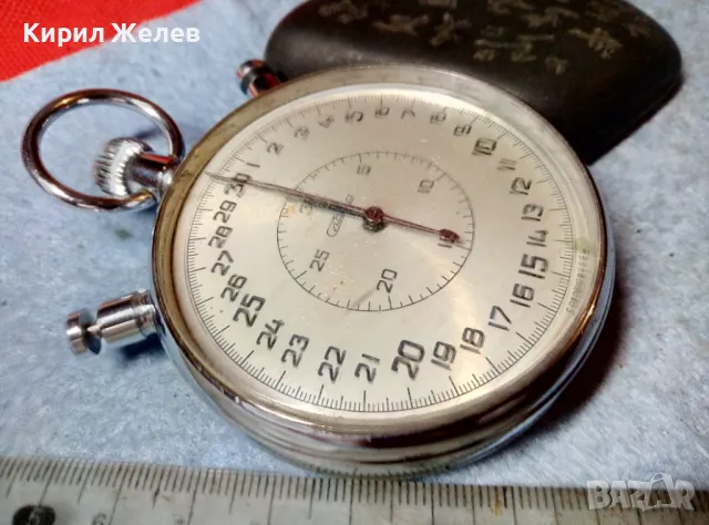 СЛАВА 20 КАМНЕЙ СДЕЛАНО в СССР Стар ГОЛЯМ ПРОФЕСИОНАЛЕН РУСКИ СПОРТЕН ХРОНОМЕТЪР РЯДЪК МОДЕЛ 47808, снимка 4 - Антикварни и старинни предмети - 48288670