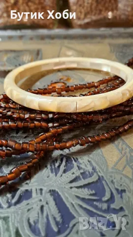 Винтидж гривна от естествен седеф , снимка 5 - Антикварни и старинни предмети - 48285865