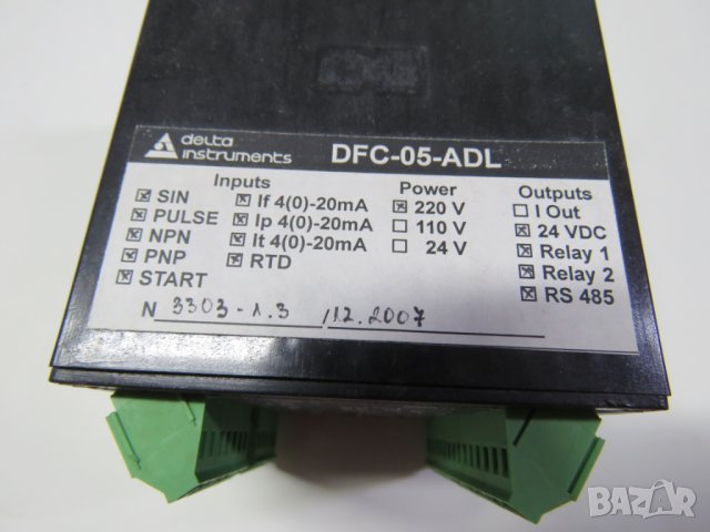 Процес – индикатор ТС800 6- канален 220VAC Вход :6х4-20мА изходи :EMR-3A/250V, снимка 6 - Друга електроника - 28400907