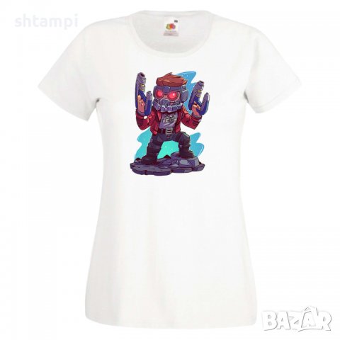 Дамска тениска Marvel Star Lord Игра,Изненада,Подарък,Геймър,, снимка 2 - Тениски - 36785950