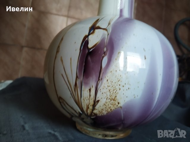 стъклена ваза арт, снимка 3 - Вази - 27475646
