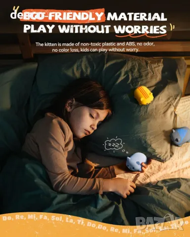 Ruko 3589 Музикални котенца, музикална скала с докосване,3-9 год, 8 бр, снимка 7 - Музикални играчки - 48480891