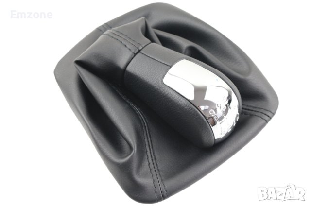 Топка за скоростен лост с кожен маншон и рамка за Шкода Skoda Octavia 2004 - 2011 с 5 и 6 ск., снимка 6 - Аксесоари и консумативи - 40358196