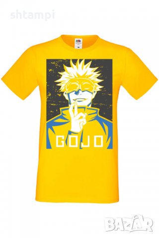 Мъжка тениска Jujutsu Kaisen Satoru Gojo,Анимация,игра,Празник,Повод,, снимка 10 - Тениски - 37936882