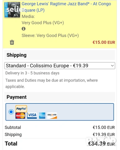 George Lewis' Ragtime Jazz Band ‎– At Congo Square Издание 🇺🇸 USA  Стил:Jazz Ragtime Състояние на , снимка 6 - Грамофонни плочи - 53370809