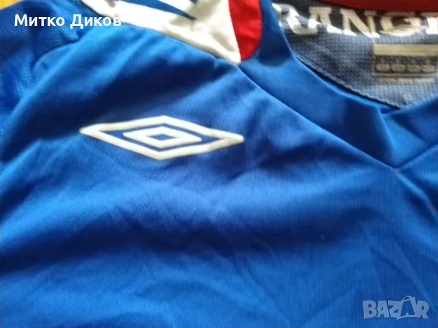 Глазгоу Рейнджърс маркова футболна тениска размер С, снимка 4 - Футбол - 49470796