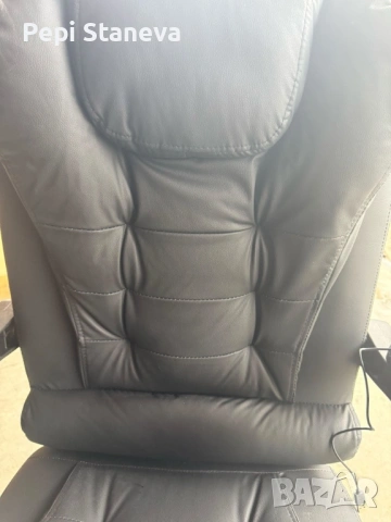 Ергономичен въртящ се офис стол с масаж и поставка за крака, снимка 8 - Столове за офис - 53321901