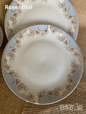 4 бр. Тройни сета -Винтидж сервиз на EPIAG за кафе с десертни чинии, снимка 11 - Сервизи - 32653028