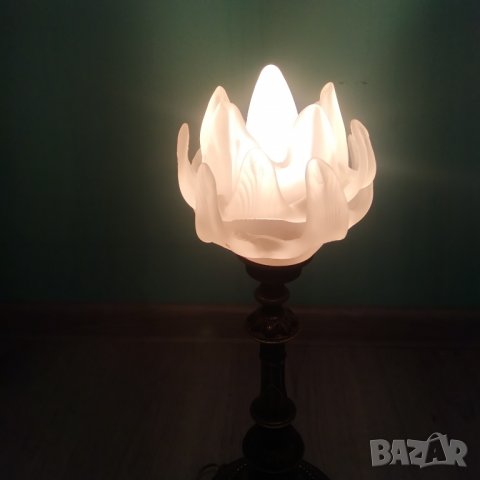 стара настолна лампа арт нуво, снимка 5 - Настолни лампи - 39117577