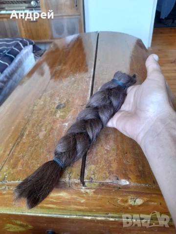 Стара плитка естествена коса #17, снимка 4 - Други ценни предмети - 51074952