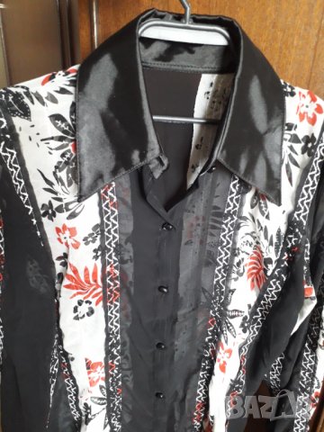 Дамска официална риза с дълъг ръкав, снимка 4 - Ризи - 28905354