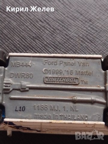 Метална количка POLICE VAN FORD MADE IN THAILAND за КОЛЕКЦИОНЕРИ 27047, снимка 6 - Колекции - 43683609