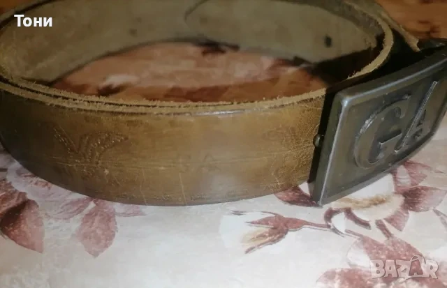 Мъжки Колан Изцяло от Естествена Кожа като Нов 115см., снимка 7 - Колани - 50689802