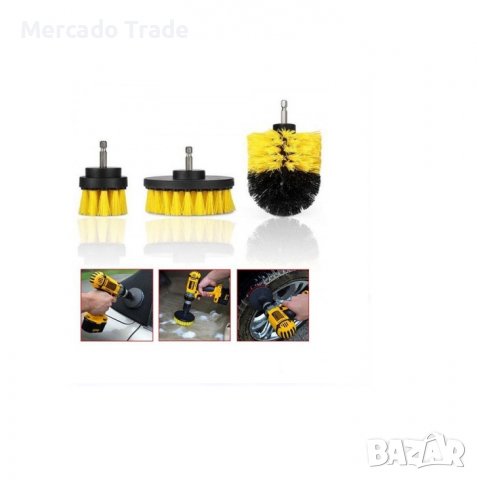 Комплект четки за автомобил Mercado Trade, Четки за почистване, 12бр, снимка 3 - Аксесоари и консумативи - 38226635