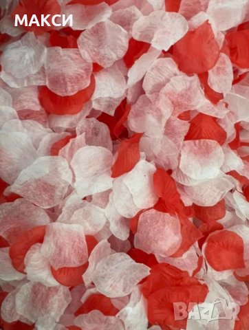 Изкуствени листенца от рози, идеални за украса и декорация за сватба, годеж, Свети Валентин, снимка 5 - Декорация за дома - 44071524