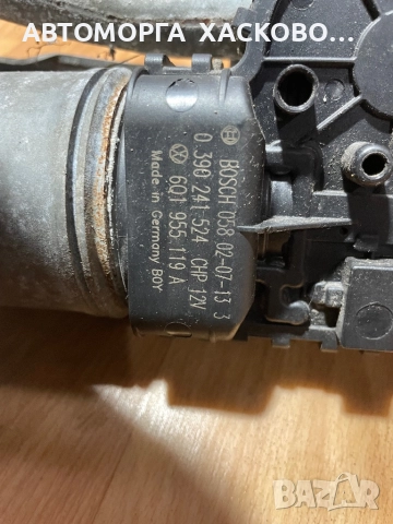 Механизъм с моторче чистачки Skoda Fabia I (6Y) 1999-2008  0 390 241 524  6Q1 855 119A, снимка 4 - Части - 52898282