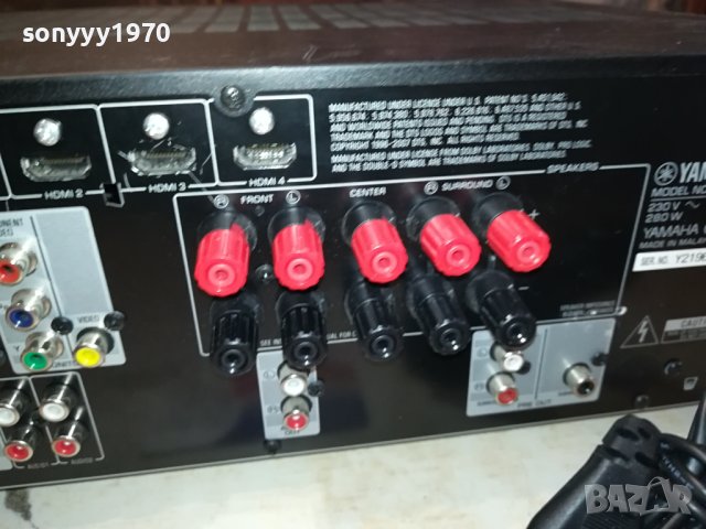 YAMAHA RX-V467 HDMI RECEIVER SWISS 0112231552, снимка 18 - Ресийвъри, усилватели, смесителни пултове - 43229044