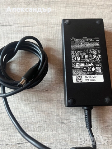 Зарядно за лаптоп Dell, 180w, кръгла букса с ПИН 5.0мм / 7.4мм, снимка 3 - Части за лаптопи - 52822454