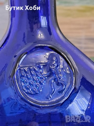 Колекционерски шишета кобалтово стъкло, Германия , снимка 9 - Колекции - 43392103