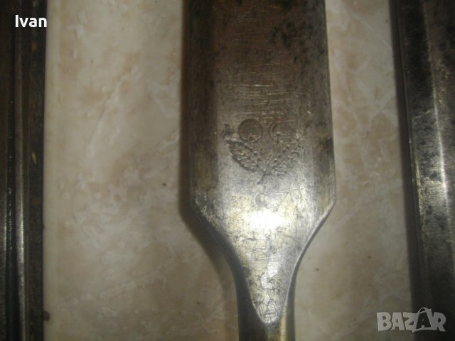 12 броя Ръчно Дърводелско Длето За Стружуване на Струг/Ръчна Дърворезба-Старо Качество-Масивни-Профи, снимка 13 - Други инструменти - 43451191