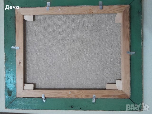 53смx63см външен размер стара картина на платно рисувана с маслени бои. Не виждам подпис ., снимка 4 - Антикварни и старинни предмети - 37827152