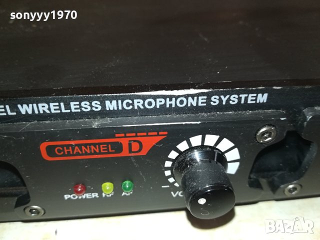 FAME MSW-4/1 UHF MODULE 4-CHANELL WIRELESS MICROPHONE SYSTEM-ВНОС GERMANY LK1EWC1211231032, снимка 8 - Ресийвъри, усилватели, смесителни пултове - 42956546