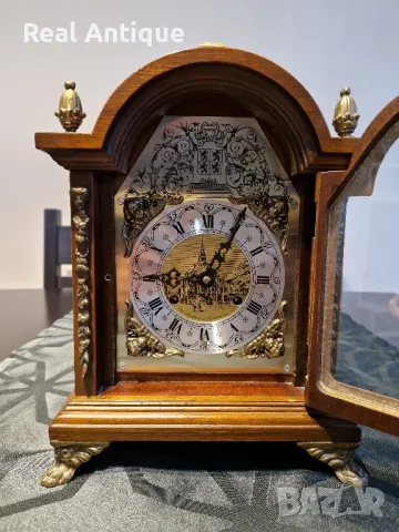 Прекрасен антикварен колекционерски холандски настолен каминен часовник , снимка 8 - Антикварни и старинни предмети - 49093939