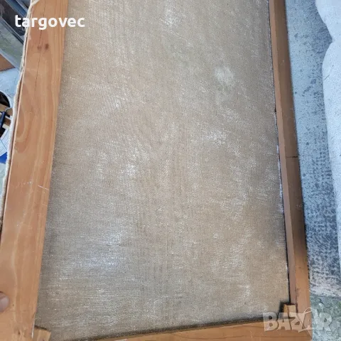 майсторска старинна картина с коне Германия, снимка 2 - Картини - 47679125