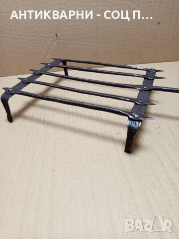 Стара Ръчно Кована Скара За Барбекю., снимка 3 - Антикварни и старинни предмети - 51645302