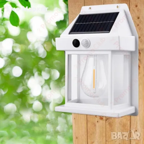 Декоративна соларна сензорна лампа с крушка BK-888, снимка 5 - Соларни лампи - 49250403