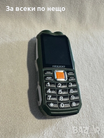 HODOO X9 Телефон удароустойчив водоустойчив телефон за възрастни хора, големи копчета, мощна батерия, снимка 3 - Други - 52684103