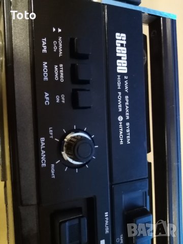 Радио касетофон Hitachi 5280, снимка 10 - Радиокасетофони, транзистори - 43852707