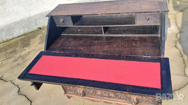 Антикварно бюро масив №56, снимка 6 - Бюра - 53390071