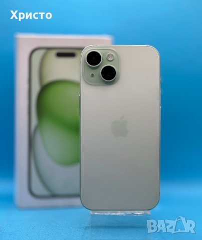 НОВ!!! Apple iPhone 15, 256GB, 5G, Green, снимка 7 - Apple iPhone - 43790720