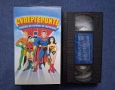 Видеокасета VHS Супергероите Анимация, снимка 2