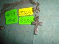 СРЕБРИСТО НАГРЪДНО РАЗПЯТИЕ КРЪСТ с ВЕРИЖКА 25569, снимка 6