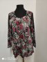 Празнична блуза на цветя с размери , снимка 1 - Блузи с дълъг ръкав и пуловери - 39052204