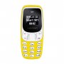 Мини телефон, BM10, с промяна на гласа, малък телефон, L8Star BM10, Nokia 3310 Нокия, жълт, снимка 2