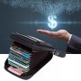 Кожен калъф за дебитни и кредитни карти тип портфейл , снимка 6