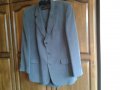 Нов сив в 3 части мъжки костюм 56н, снимка 2