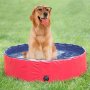 Сгъваем басейн за кучета ЧЕРВЕН, PVC